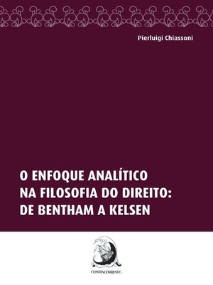 cover image of O enfoque analítico na filosofia do direito